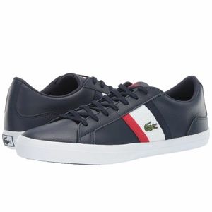 🔥🔥NEW Lacoste Lerond Mens Size 8 Red White Blue